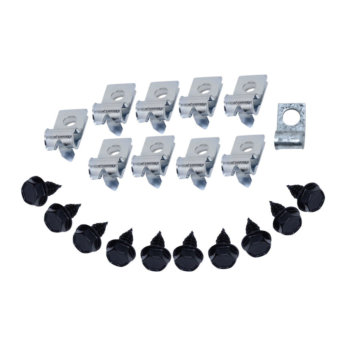 1972-77 F-Body Camaro Fuel Line Clip Kit 3/8" - No Return Line 20pc