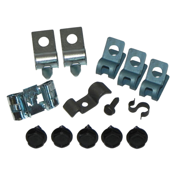 1969 Chevrolet F-Body Camaro Fuel Line Clips- Without Return, 13pc