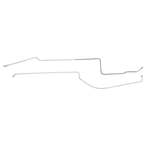 1975-77 Chevrolet Camaro (PS Routing) Tank to Pump 3/8" Main Fuel Lines 2pc, OE Kit