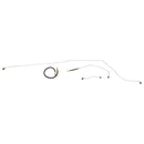 1988-92 Chevrolet Camaro V8 FI (DS Routing) Tank to Pump 3/8" Main Fuel Lines 3pc, OE Steel