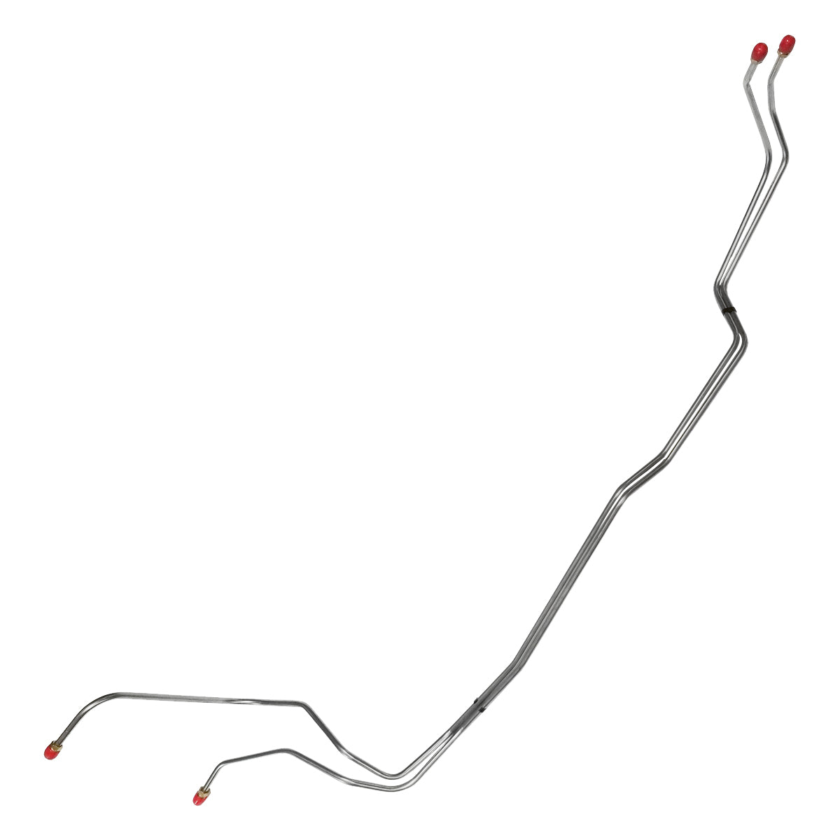 1970, 1972-74 Chevrolet Camaro T350 5/16" Trans Cooler Lines (1/2-20 thread) 2pc, OE Steel