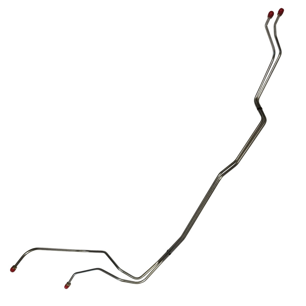 1970, 1972-74 Chevrolet Camaro T400 5/16" Trans Cooler Lines (1/2-20 thread) 2pc, OE Steel