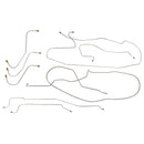 1965-66 Dodge C-Body Polara/Custom/Monaco 121" WB Manual Drum Brake Line Kit 6pc, OE Steel