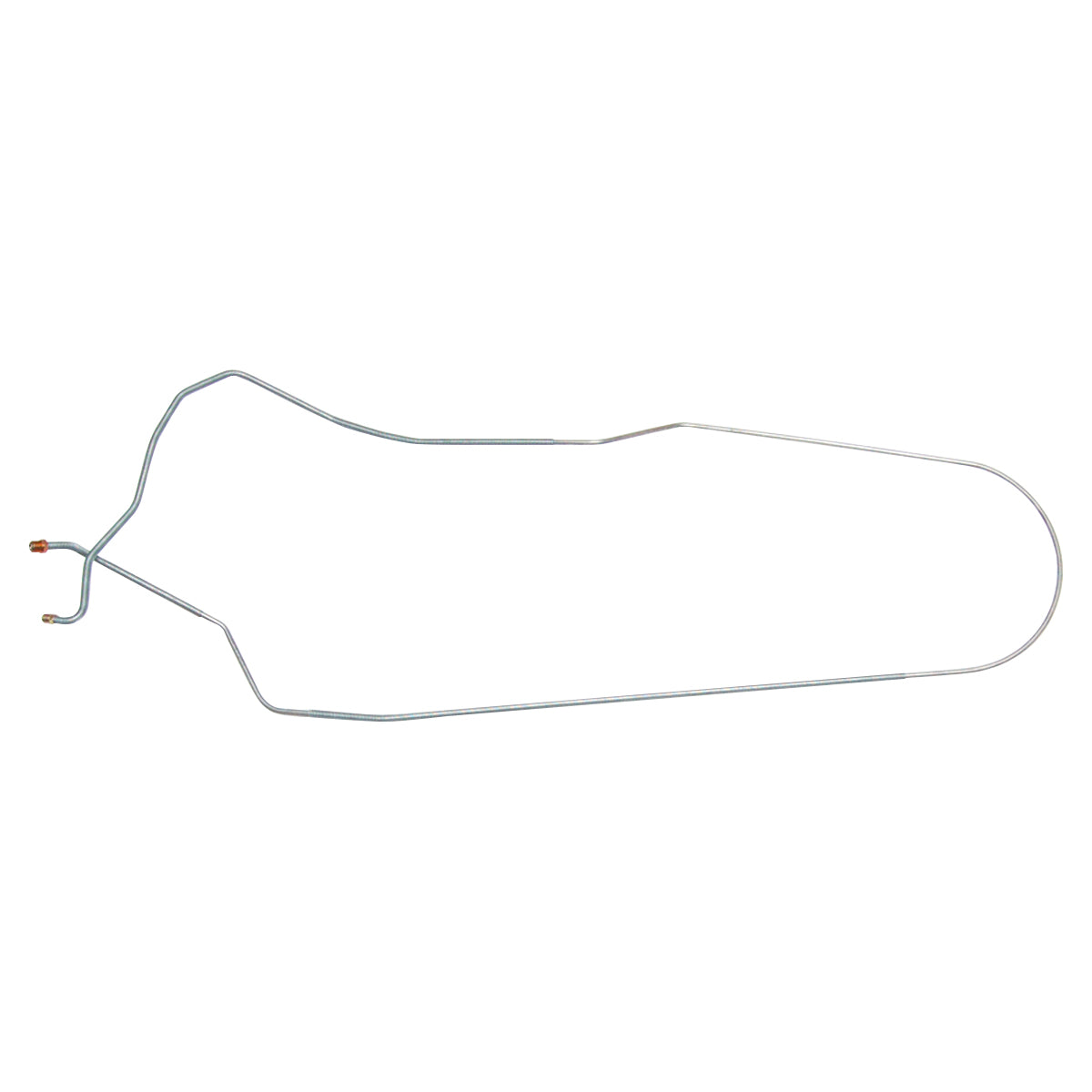 1968 Chevrolet El Camino (All Models) 1/4" F to R Brake Line 1pc, OE Steel