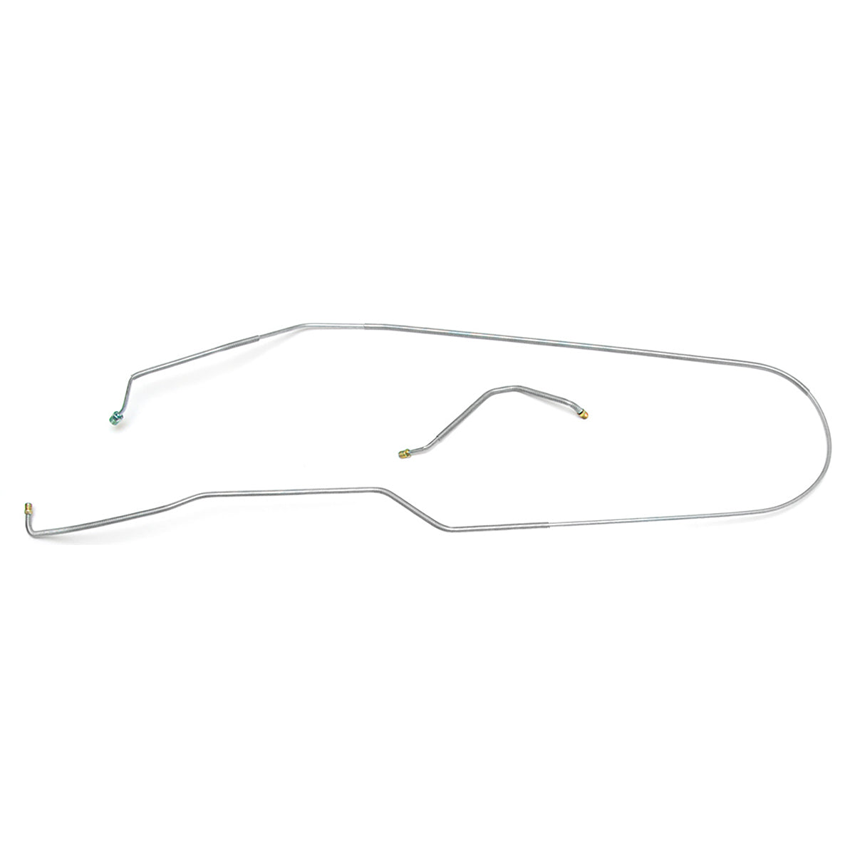 1970 Chevrolet El Camino (Disc Brake Only) 1/4" Front to Rear Brake Lines 2pc, OE Steel
