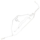 1966 Chevrolet Impala Hardtop Power Drum Brake Line Kit 6pc, OE Steel