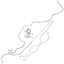 1970 Chevrolet Impala/SS V8 Power Drum Brake Line Kit 7pc, OE Steel