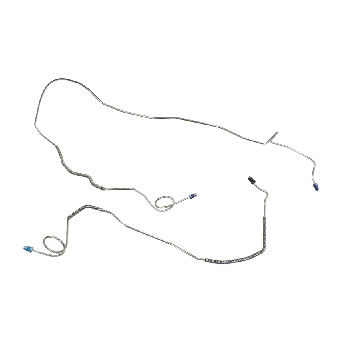 1991-94 Chevrolet Caprice Impala SS 3/16" Right & Left Front Brake Lines 2pc, OE Steel
