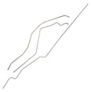 1958 Chevrolet Impala (Under Rocker Routing) 3/8" Main Fuel Lines, 3pc, OE Steel
