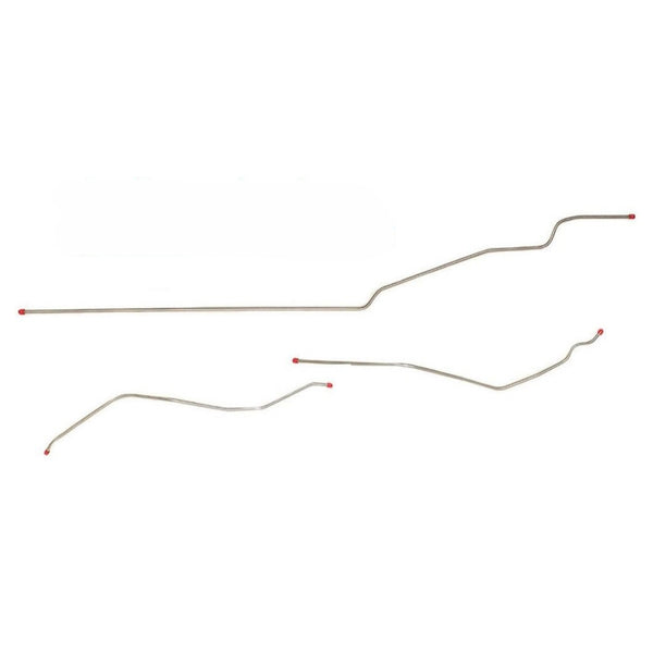 1962-64 Chevrolet Impala 3/8" Main Fuel Line 3pc (Must be Original 3pc), OE Steel