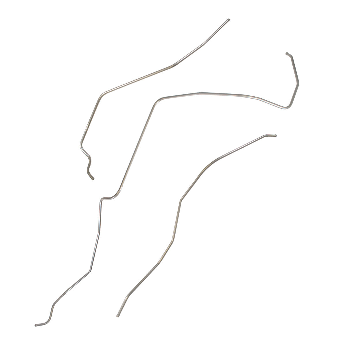 1962-64 Chevrolet Impala Wagon 3/8" Main Fuel Lines 3pc, OE Steel
