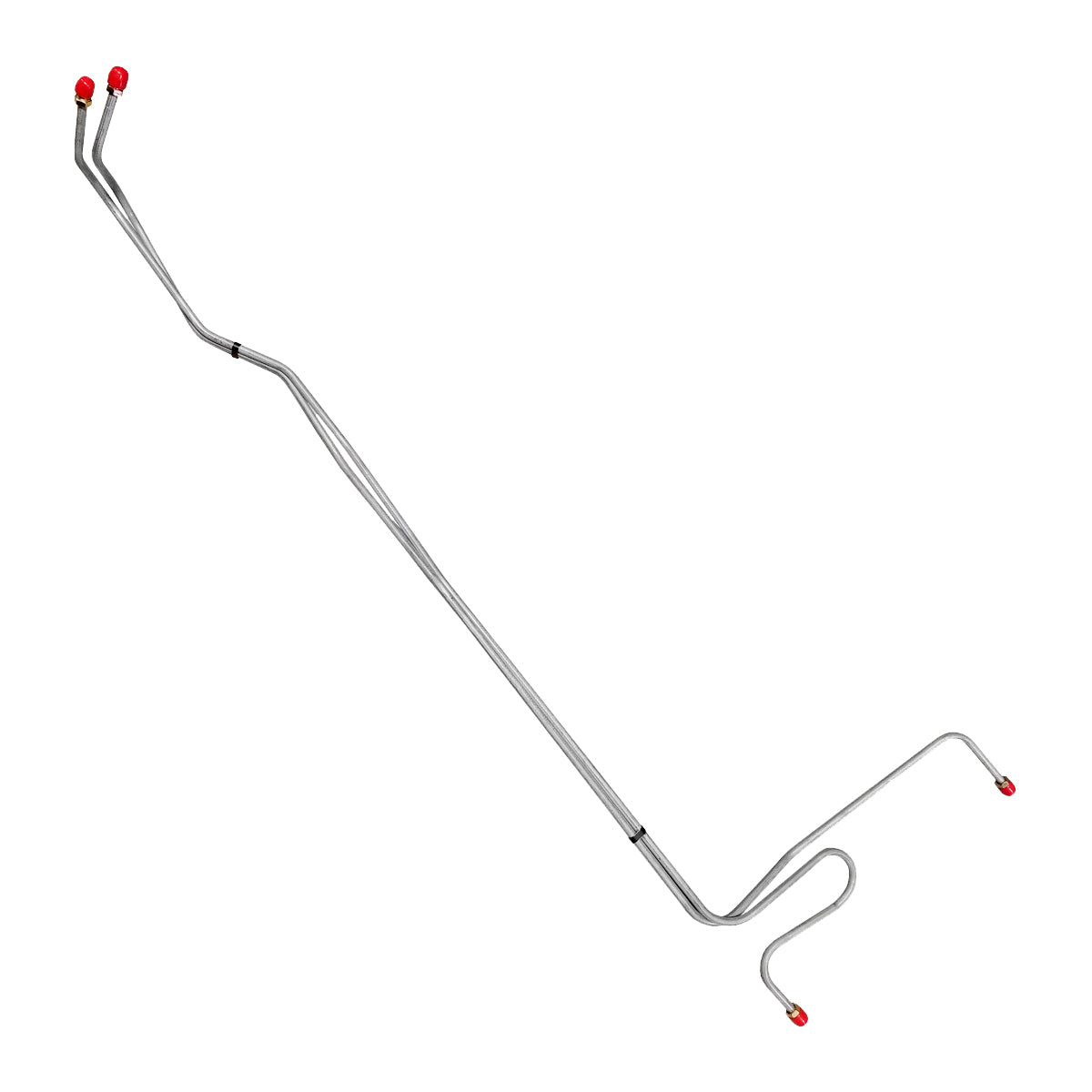 1965-66 Chevrolet Impala Big Block T400 5/16" Trans Cooler Lines 2pc, OE Steel