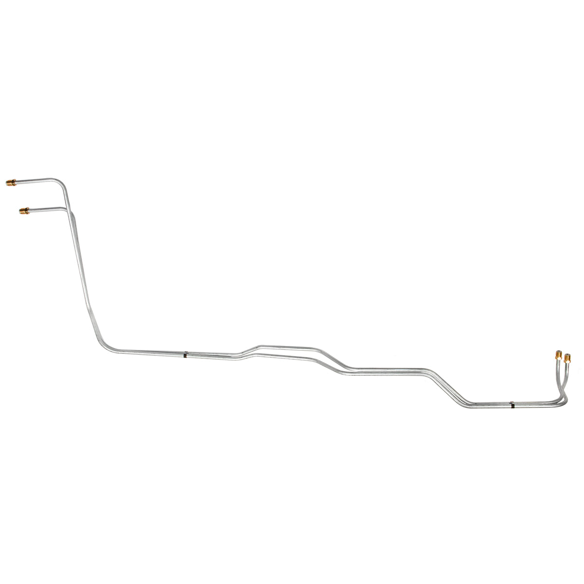 1967-68 Chevrolet Impala V8 2SPD Powerglide (2" spacing @ radiator) 5/16" Trans Cooler Lines 2pc, OE Steel