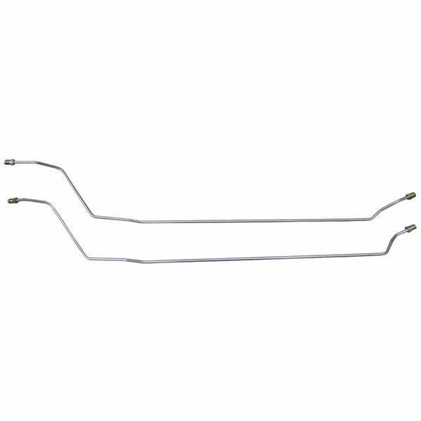 1964-66 Chevrolet Chevelle Malibu El Camino Rear Axle Brake Lines, 2pc OE Steel