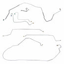 1967 Chevrolet Chevelle SS (Only) Convertible Power Drum Brake Line Kit 7pc, OE Steel