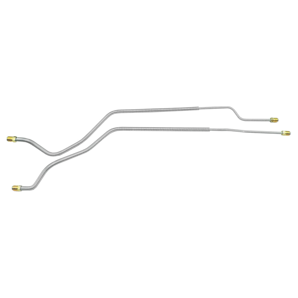 1968-72 Chevrolet Chevelle 1970-72 Monte Carlo Rear Axle Disc Brake Lines 2pc, OE Steel