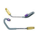 1969-72 Chevrolet Oldsmobile Buick A-Body Front Drum Wheel Lines (w/spring) 2pc, OE Steel