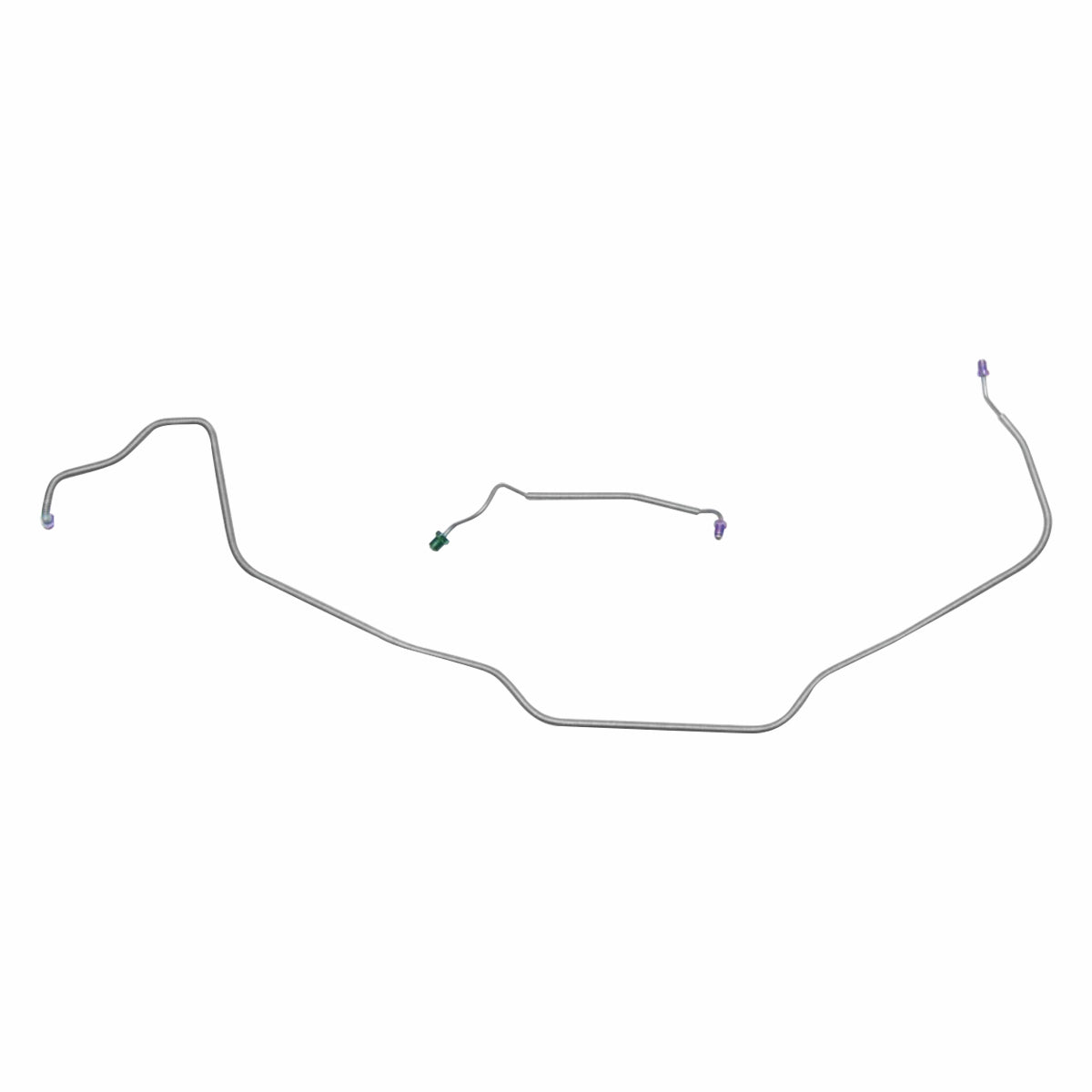 1969 Chevrolet Chevelle El Camino (All Models) 3/16" Right and Left Front Brake Lines 2pc, OE steel
