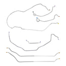 1971-72 Chevrolet Chevelle/Malibu/SS Hardtop Manual Disc Brake Line Kit 7pc, OE Steel