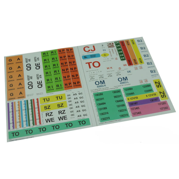 Concourse Detail Decals, 1966 Chevelle/SS/396