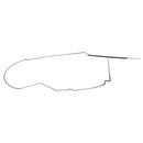 1964-67 Chevrolet Chevelle Malibu Hardtop SS Only 3/8" Main Fuel Line 1pc, OE Steel