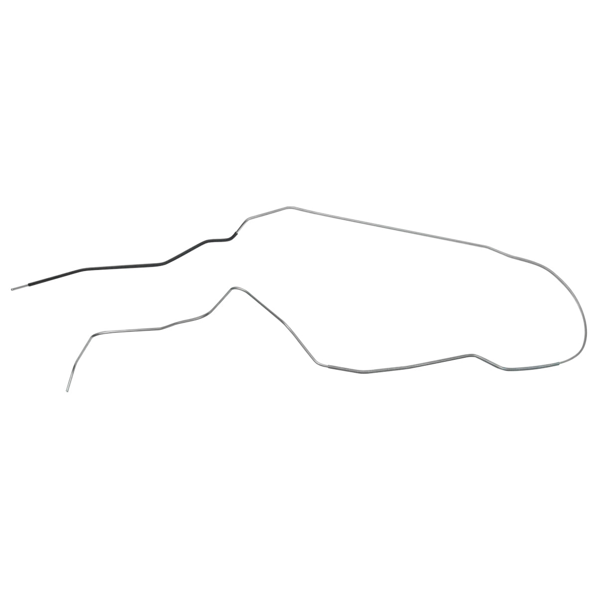 1968-69 Chevrolet Chevelle/Malibu/SS Convertible (PS Routing) 1/4" Fuel Return Line 1pc, OE Steel