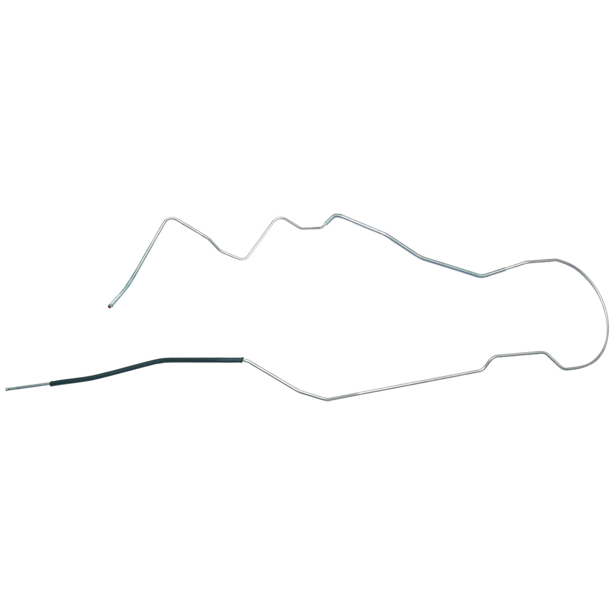 1970-72 Chevrolet Chevelle Malibu Hardtop (PS Routing) 3/8" Main Fuel Line 1pc, OE Steel