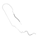 1970-72 Chevrolet Chevelle/Malibu/SS Fuel Return Line 5/16", 1pc, Conv, Fuel Injection, PS Side, OE Steel