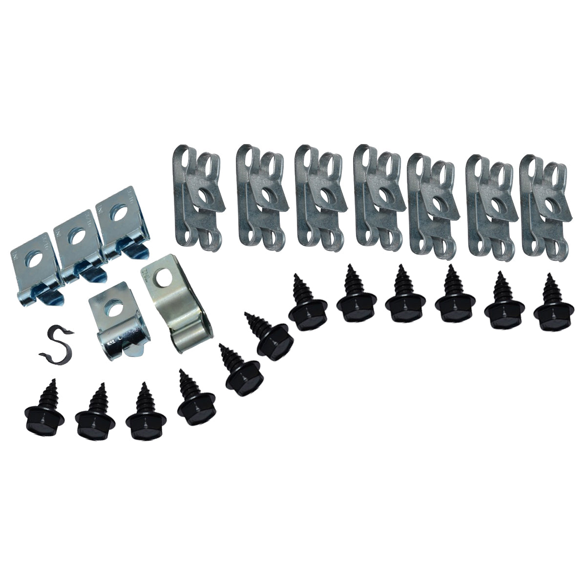 1977-89 Chevrolet Full Size, Impala Brake Line Clip Kit 25pc