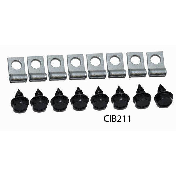 1935-39 GM Full Size Impala Brake Line Clips 16pc