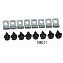 1935-39 GM Full Size Impala Brake Line Clips 16pc