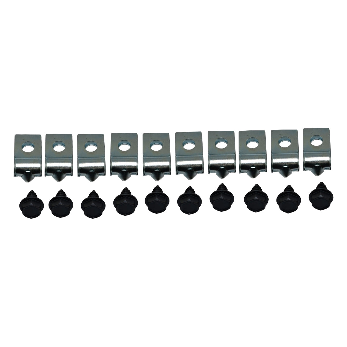 1969-70 GM Full Size, Impala 3/8" Fuel Line - No Return Line Clip Kit 20pc