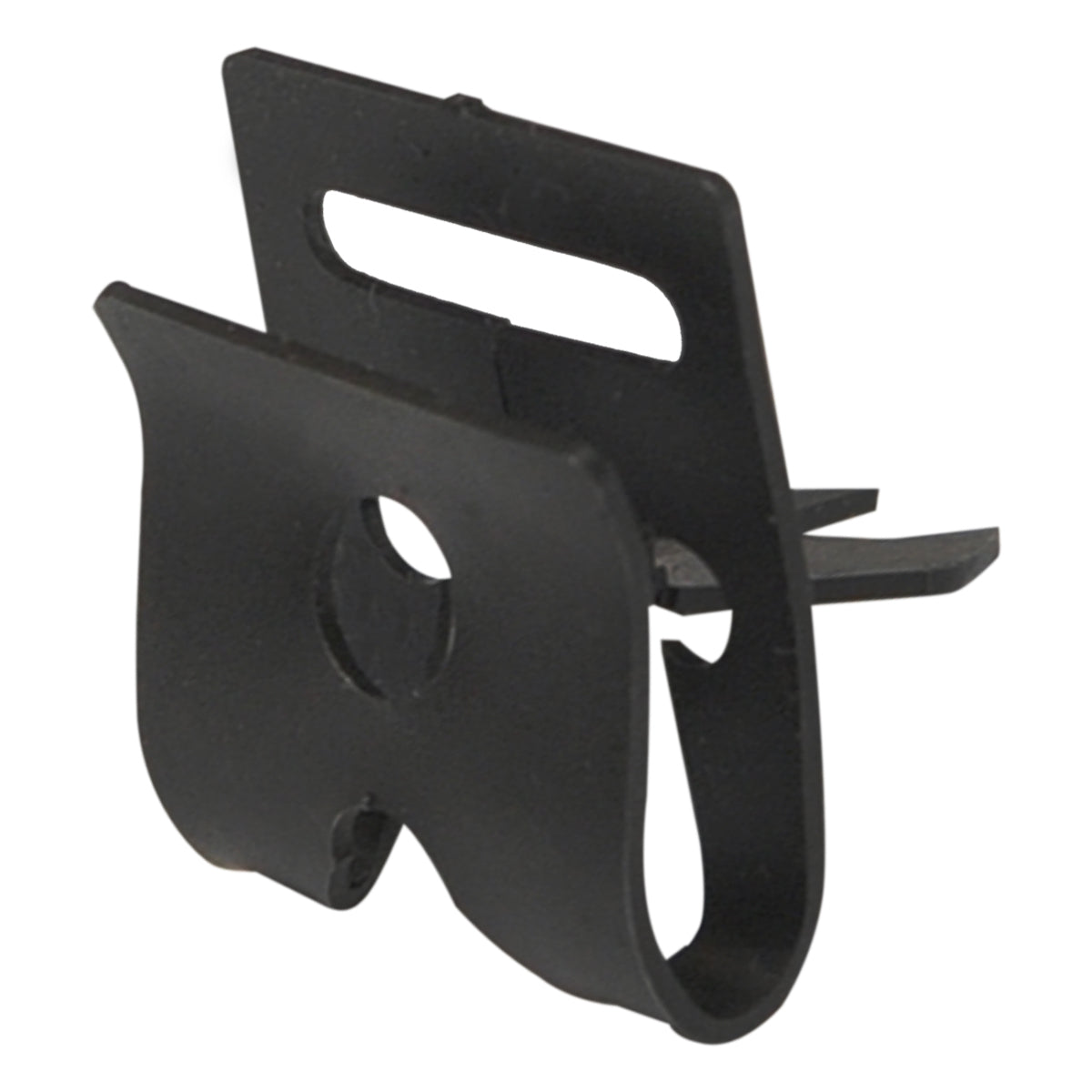 Brake and Fuel Line Clamp 1/4" Snap In Black Zinc 1pc