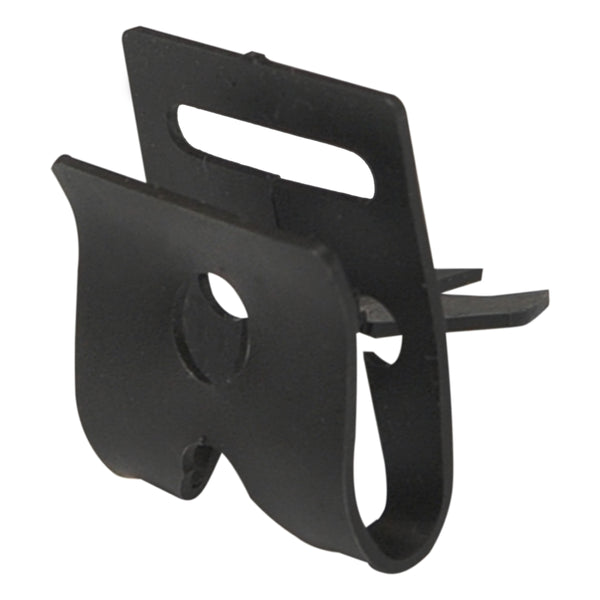 Brake and Fuel Line Clamp 1/4" Snap In Black Zinc 1pc