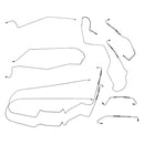 2000-05 Chevrolet Monte Carlo Four-Wheel Disc w/ ABS Complete Brake Line Kit (w/ Flex) 8pc, OE Steel