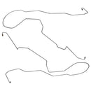 1997-1999 Chevrolet Monte Carlo, Front Disc-Rear Drum with ABS, Front to Rear Brake Lines - 2pc - OE Steel