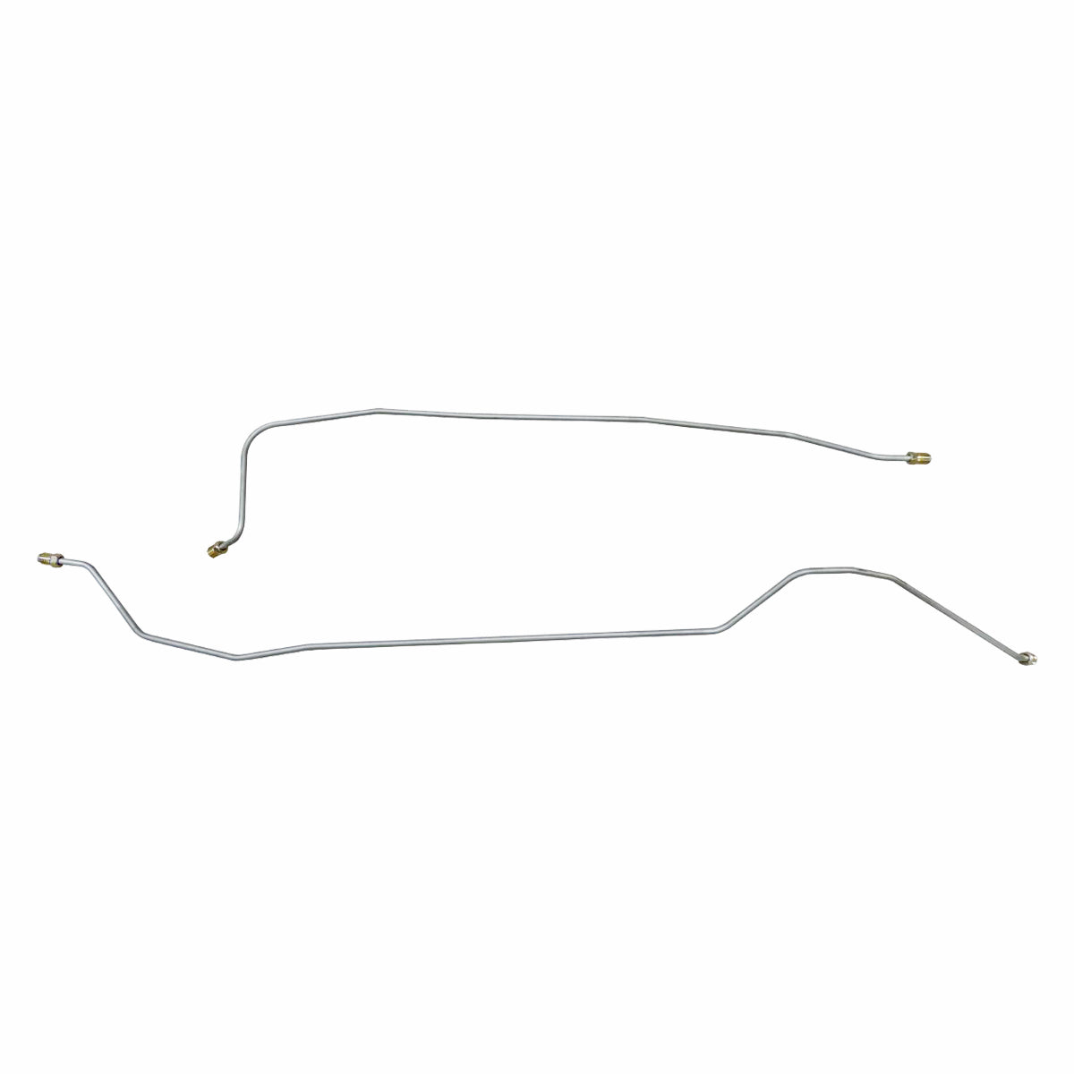 1962-65 Chevrolet Chevy II Nova Rear Axle Brake Lines, 2pc OE Steel
