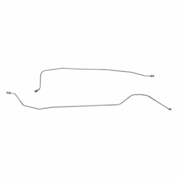 1962-65 Chevrolet Chevy II Nova Rear Axle Brake Lines, 2pc OE Steel