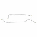 1962-65 Chevrolet Chevy II Nova Rear Axle Brake Lines, 2pc OE Steel