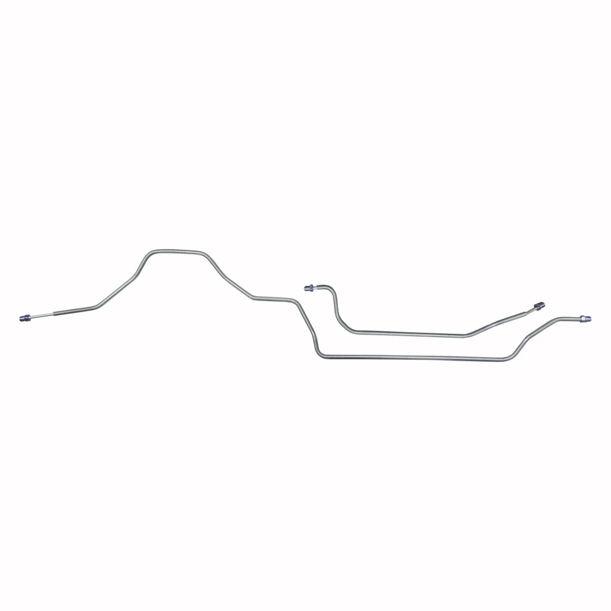 1977-1979 GM X-Body Rear Axle Brake Line Kit 2pc OE
