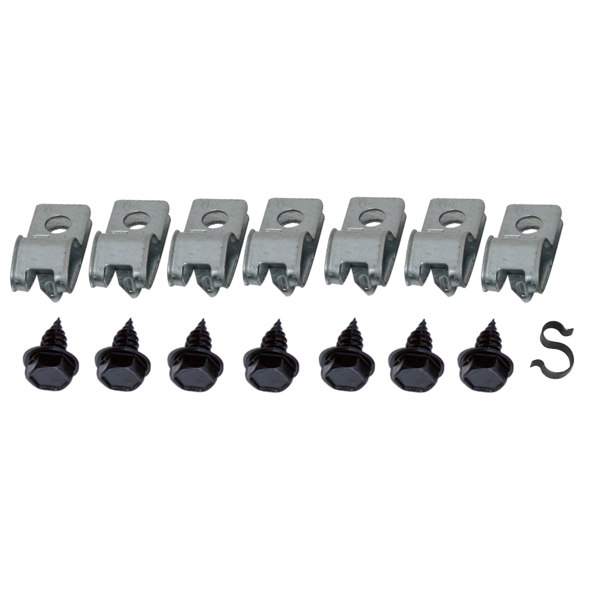 1969-74 Chevrolet X-Body Nova Fuel Line Clips 3/8" w/Return Line 15pc