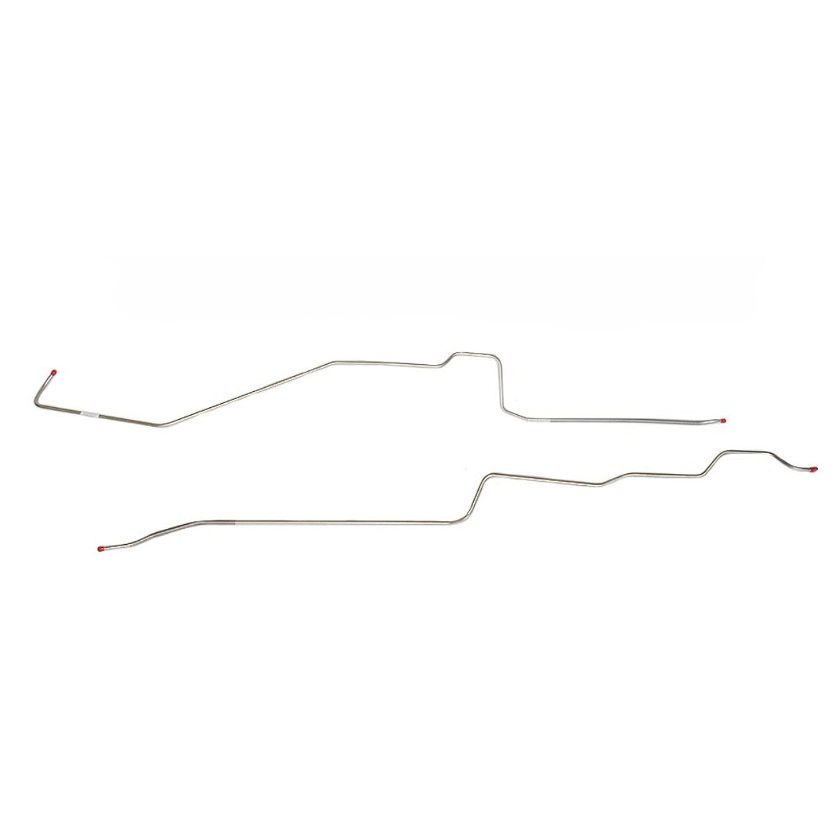 1969 Chevrolet Nova SS (PS Routing) 3/8" Main Fuel Lines 2pc, OE Steel