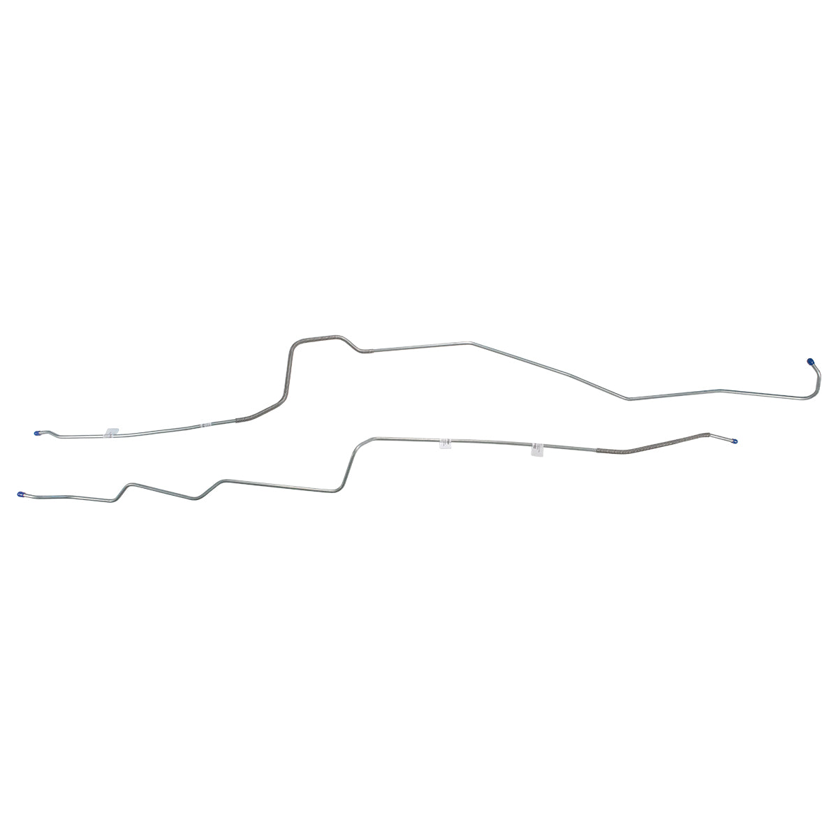 1973-74 Chevrolet Nova/SS (PS Routing) 5/16" Main Fuel Lines 2pc, OE Steel