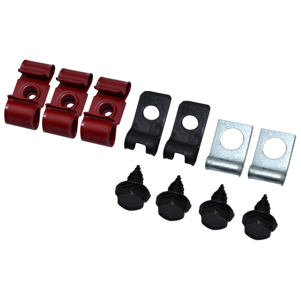1960-66 Chevrolet GMC Truck 2wd 1/2 ton Brake Line Clip Kit 11pc