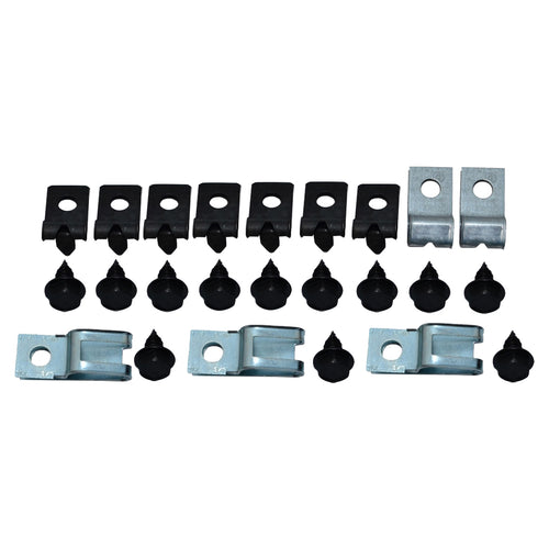 1971-72 Chevrolet GMC Truck 2wd Brake Line Clip Kit 24pc – Inline Tube