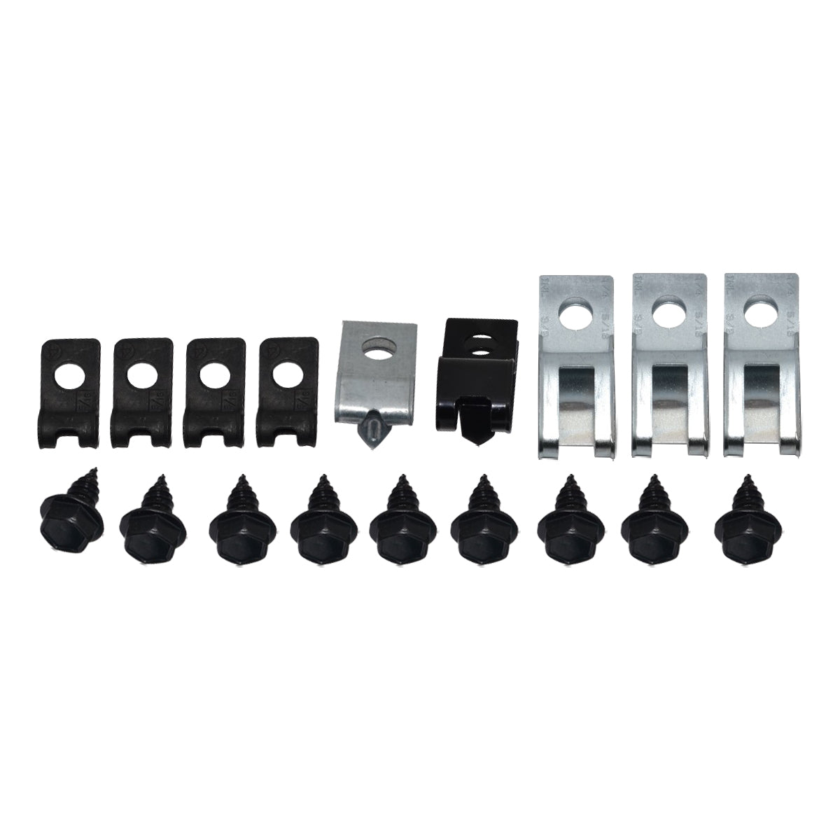 1981-87 Chevrolet Truck 2wd Brake Line Clips w/Fuel Return 18pc