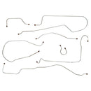 1939 Chevrolet GMC Truck 2WD 1/2-Ton Shortbed Complete Manual Brake Line Kit 6pc, OE Steel