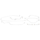 1963 Chevrolet GMC Truck 2wd Manual Drum Brake Line Kit 8pc, 1/2 ton, Longbed 8pc OE Steel