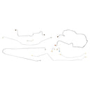 1970 Chevrolet GMC Truck 2WD 1/2-Ton Std. Cab Short Bed Coil Rear Manual Drum Brake Line Kit 9pc, OE Steel