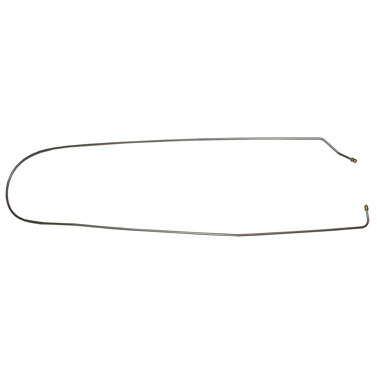 1971 Chevrolet GMC Truck 2WD 1/2, 3/4-Ton Std. Cab Shortbed Coil Spring Rear Front to Rear Brake Line 1pc, OE Steel